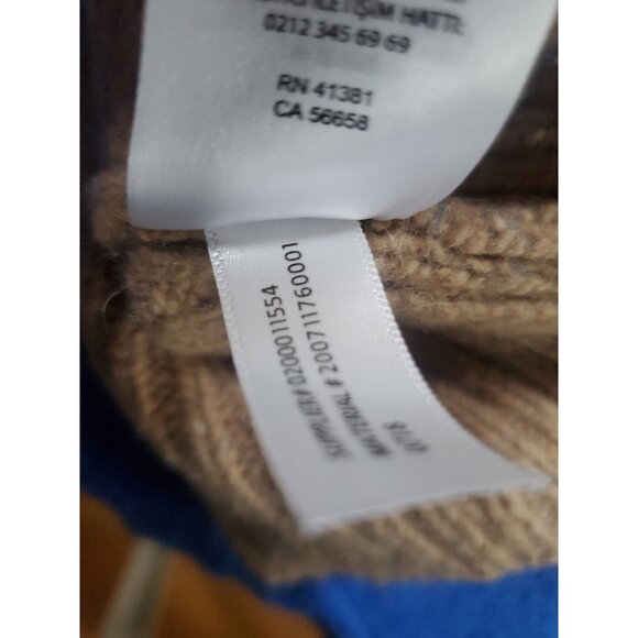 Lauren Ralph Lauren Women's Wool Blend Ruffled Pullover Beige Sweater Size XL - Picture 13 of 15